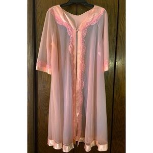 Vintage Sheer Dressing Robe